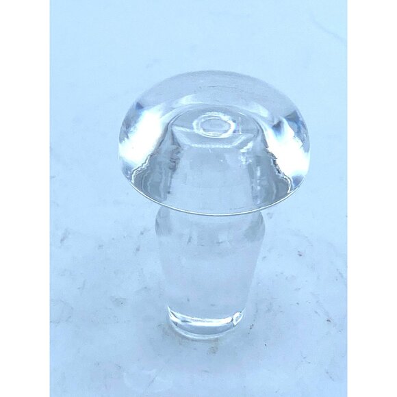 Atlantis Whiskey Hand Blown Glass Decanter and  Stopper Sonnet 7 inches - Picture 6 of 8